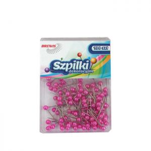 Szpilki Brewis 22mm Różowe, 100szt